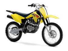 New 2017 SUZUKI DR-Z125L CHAMPION YELLOW / SOLID BLACK Here comes the 2017 DR-Z125L to make sure young and smaller stature riders can tackle the dirt. Larger 19-inch front and 16-inch rear tires, as well as a front disc brake, deliver big bike performance to a size appropriate motorcycle. Styled to mirror Suzuki’s RM-Z and RMX models, this DR-Z promotes a more race-oriented look while the sharp handling and strong low-to-mid end power provide the get-up-and-go that defines off-road bikes. The looks are a testament that you can’t judge a book by its cover because the DR-Z125L is an unassuming package packed with loads of fun.